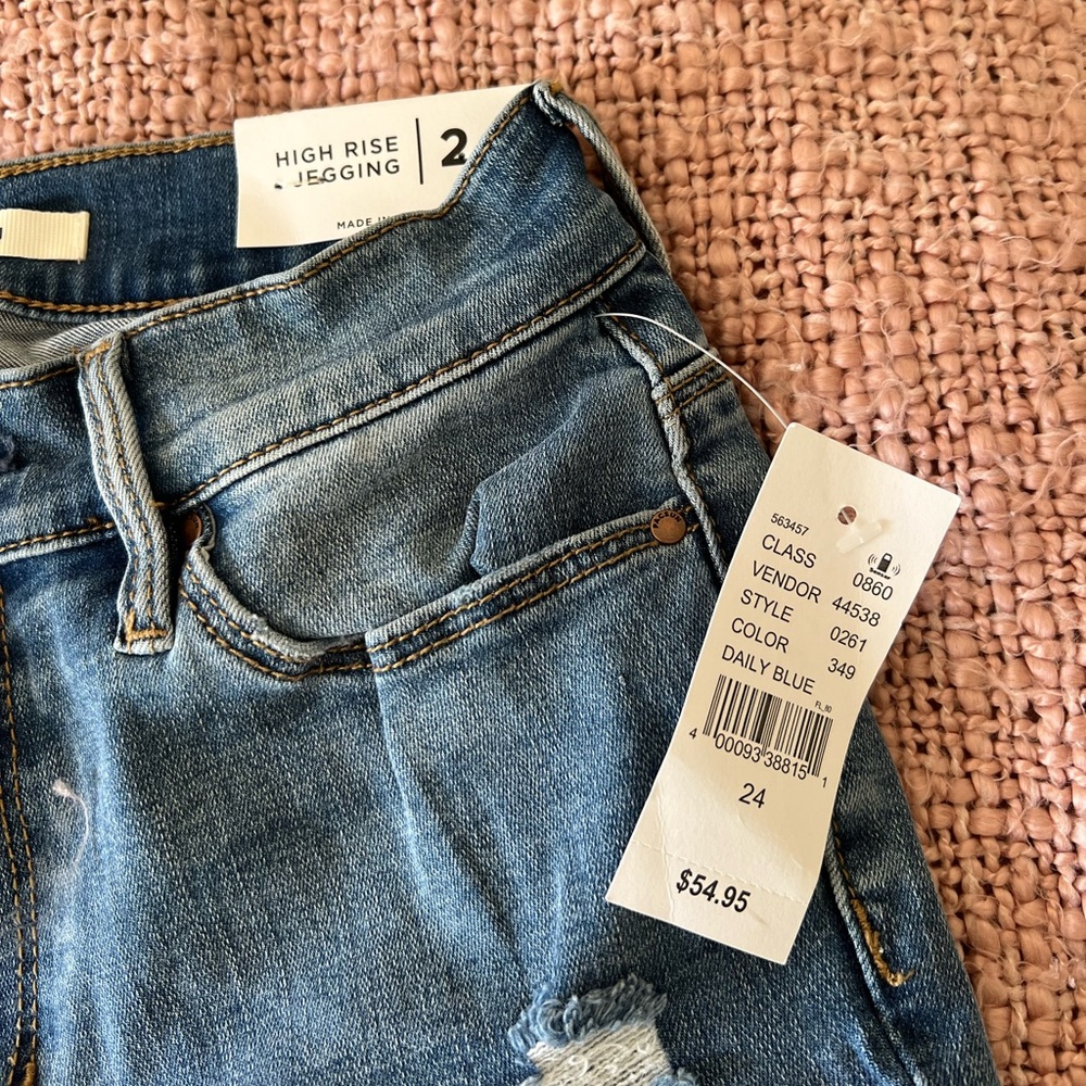 NWT PACSUN High Rise Distressed Jeggings